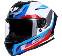 LS2 FF820 Rapid III Full Face Motorcycle Motorbike Helmet - Hyper White/Blue/Red