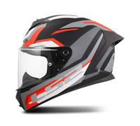 LS2 FF820 RAPID III HYPER Integralhelm matt schwarz-rot XXS