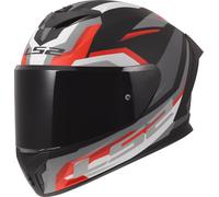 LS2 FF820 Rapid III Hyper Helmet, black/red, size M (57/58)