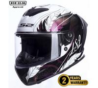 LS2 FF820 RAPID III LIGHTWEIGHT FULL FACE MOTORCYCLE HELMET BOHO WITH TINT VISOR