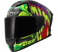 LS2 FF820 Rapid III Lycant Helmet, purple/green, size M (57/58)