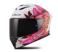 LS2 FF820 Rapid III Poppies Full Face Helmet White/PinkXXL White,Pink