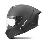 LS2 FF820 Rapid 3 Full Face Motorcycle Crash Helmet - Matt Black - S (55-56cm)