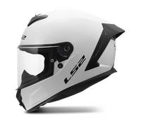 LS2 FF820 RAPID III Full Face Motorcycle Helmet - SOLID GLOSS WHITE - 3XL (65-66cm)
