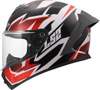 LS2 FF820 RAPID III XTREM Integralhelm weiss-schwarz-rot XL