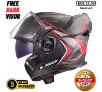 LS2 FF901 Advant X Carbon Future, modular helmet 3XL Black/Red