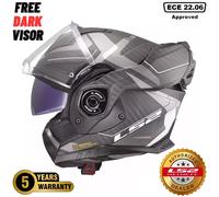 Ls2 Ff901 Advant X Carbon Horizon Modular Helmet Black 2XL