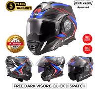 Ls2 Ff901 Advant X Carbon Future Ii Modular Helmet Black 2XL