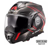 LS2 FF901 Advant X Carbon Future II, modular helmet XL Black/Grey/Red