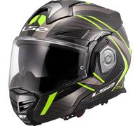 LS2 FF901 ADVANT X CARBON FUTURE II Klapphelm schwarz-fluo gelb XL
