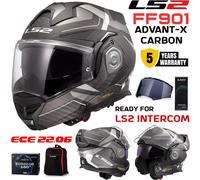 §LS2 FF901 Advant X C Modular Helmet Silver-Grey§