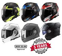 LS2 FF901 ADVANT X ECE22.06 FIBREGLASS FLIP FRONT FULL FACE MOTORCYCLE HELMET