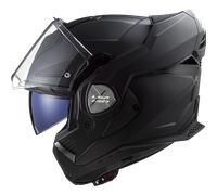 LS2 FF901 Advant X Carbon Black Modular 180° Flip Front Dual Visor Full Face Motorbike Helmet Sport. ECE 22.06 Certified. Complete With Pinlock and Luxury Camo Backpack Style Carry Bag - XS (53-54cm)