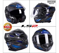 LS2 FF901 ADVANT X Adventure Helmet Spectrum Black Titan-Blue XS 53-54cm