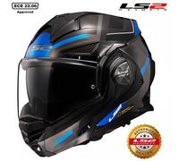 LS2 FF901 ADVANT X ECE22.06 MODULAR FULL FACE MOTORCYCLE HELMET SPECTRUM BLUE