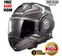 LS2 FF901 ADVANT X FLIP FRONT MODULAR MOTORCYCLE HELMET+ WITH BLUETOOTH INTERCOM