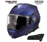 LS2 FF901 ADVANT X FLIP FRONT MODULAR MOTORCYCLE HELMET+ WITH BLUETOOTH INTERCOM