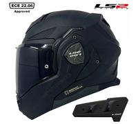 LS2 FF901 ADVANT X FLIP FRONT MODULAR MOTORCYCLE HELMET+ WITH BLUETOOTH INTERCOM