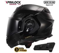 LS2 FF901 ADVANT X FLIP FRONT MODULAR MOTORCYCLE HELMET+ WITH BLUETOOTH INTERCOM