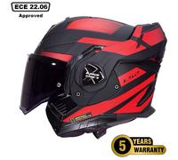 LS2 FF901 Advant X Nova Helmet, black/red, size XS (53/54)