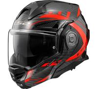 LS2 FF901 Advant X Future Carbon Helmet, black-red, size M for Men