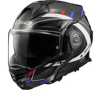 LS2 FF901 Advant X Future Carbon Helmet, black-white-blue, size XL for Men