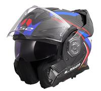 LS2 FF901 Advant X Carbon Future II, modular helmet 3XL Black/White/Blue/Red