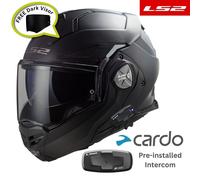 LS2 FF901 ADVANT X MATT BLACK with pre-installed LS2 4X UCS Intercom FREE D.Viso