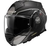 LS2 FF901 Advant X Metryk Helmet, black-grey-silver, size M for Men