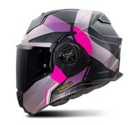 LS2 FF901 ADVANT X ULTRA Klapphelm matt grau-pink XL