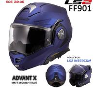 LS2 FF901 ADVANT X SOLID Klapphelm matt navy blau S
