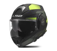 LS2 FF901 Advant X Nova, modular helmet XXL Matt Black/Dark Green/Neon-Yellow
