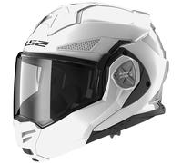 LS2 FF901 Advant-X Solid White Modular Flip-Front Motorcycle Helmet ECE 22.06