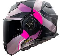 LS2 FF901 ADVANT X ULTRA Klapphelm matt grau-pink 3XL