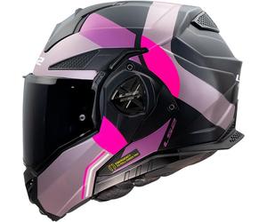 LS2 FF901 ADVANT X ULTRA Klapphelm matt grau-pink XS