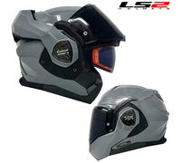 LS2 FF901 FLIP FRONT FULL FACE MOTORCYCLE BIKE MODULAR HELMET NARDO GREY