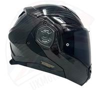LS2 FF901 Advant X Solid Carbon Helmet, black, size XL