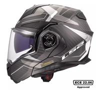 LS2 FF901 Advant X Carbon Horizon Helmet, grey-silver, size 3XL for Men