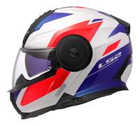 LS2 FF902 Scope II Modular Helmet White/Blue/RedM White,Blue,Red