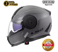 LS2 FF902 Scope II Helmet, grey, size 2XL for Men