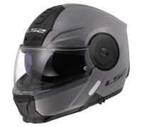 LS2 FF902 SCOPE II DUAL VISOR FLIP UP MOTORCYCLE CRASH HELMET DURIA OXYD SOLID