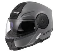 LS2 FF902 SCOPE II DUAL VISOR FLIP UP MOTORCYCLE CRASH HELMET GLOSS NARDO GREY