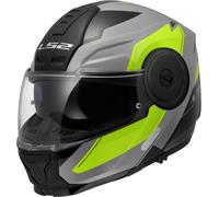 LS2 FF902 Scope II Duria Helmet, grey-yellow, size M for Men