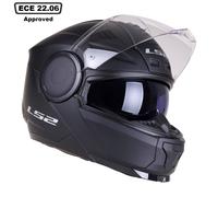 LS2 FF902 Scope II Helmet, black, size S for Men