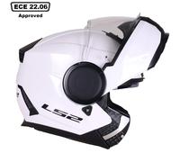 LS2 FF902 Scope II Helmet, white, size XS for Men