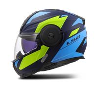LS2 FF902 Scope II Duria Helmet, blue-yellow, size L for Men