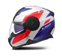 LS2 FF902 Scope II Modular Helmet White/Blue/RedXXL White,Blue,Red
