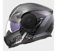 LS2 FF902 SCOPE II OXYD Klapphelm schwarz-titanium S