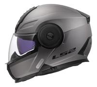 LS2 FF902 SCOPE II SOLID Klapphelm matt titanium XL
