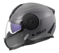 LS2 FF902 SCOPE II SOLID Klapphelm nardo grau XS